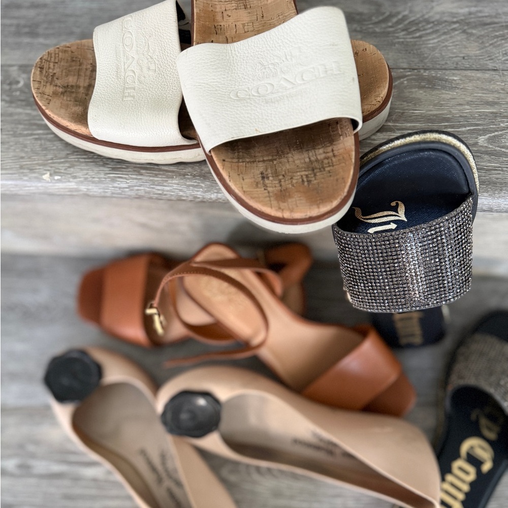 Coach, Juicy Couture, Vince Camuto & Vivienne Westwood Size 8 shoes bundle